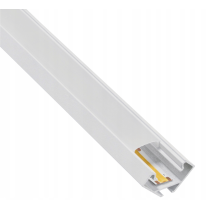 BERGE LED hliníkový profil rohový 1m biely - sada