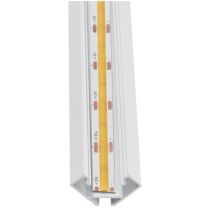 BERGE LED hliníkový profil rohový 2m biely - sada