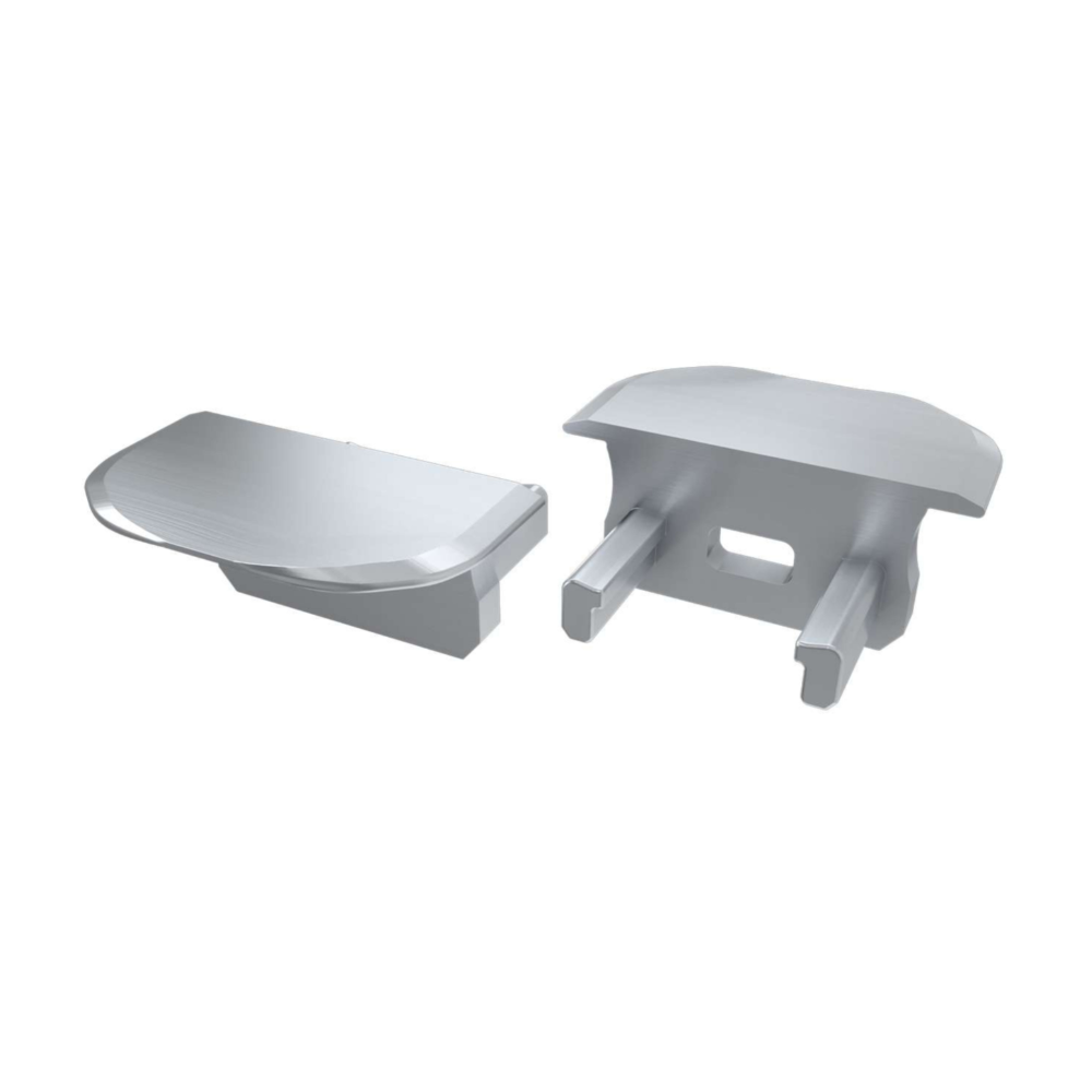 BERGE Krytka pre profil AXI, mliečne PVC, 2m