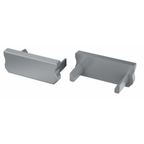 BERGE Krytka pre profil AXI, mliečne PVC, 2m