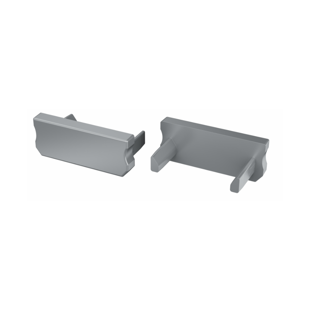 BERGE Krytka pre profil AXI, mliečne PVC, 2m