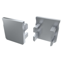 BERGE Krytka pre profil AXI, mliečne PVC, 2m