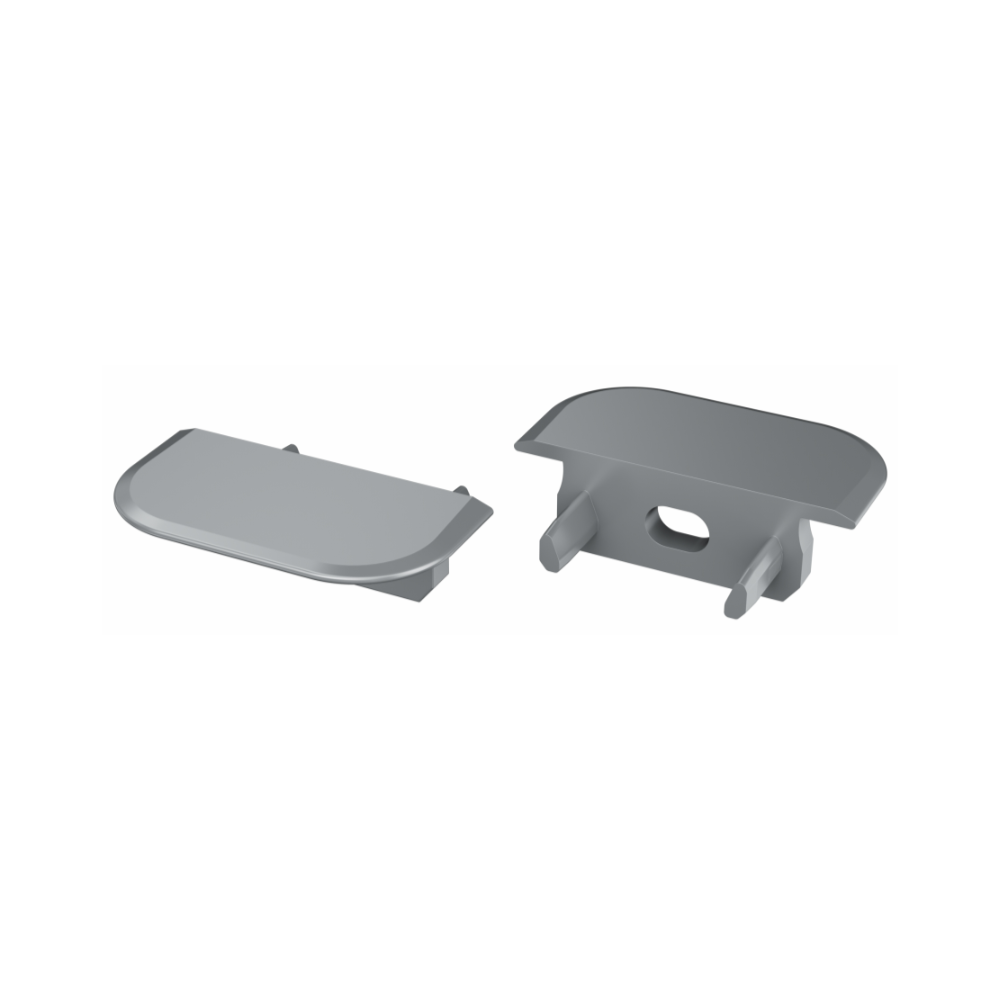 BERGE Krytka pre profil AXI, mliečne PVC, 2m
