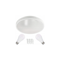 ECOLIGHT LED stropné svietidlo 2x E27 + 2x žiarovka Philips E27 10W 1055lm