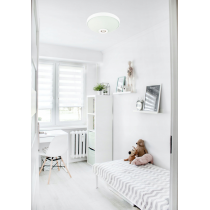 BERGE LED stropné svietidlo 2x E27 s pohybovým senzorom AURORA
