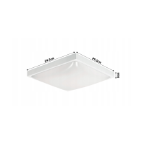 ECOLIGHT LED stropné svietidlo 2xE27 + 2x žiarovka Philips E27 10W