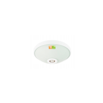 ECOLIGHT LED stropné svietidlo 2xE27 s pohybovým senzorom - sklo