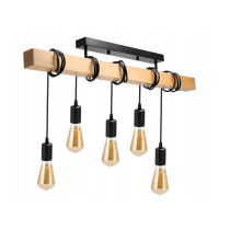 BERGE LED závesné stropné svietidlo 5x E27 Loft