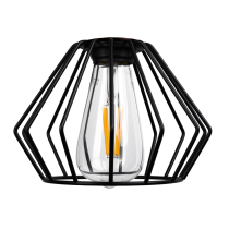 BERGE LED závesné stropné svietidlo, drevený trám, 2xE27, luster Loft Brylant