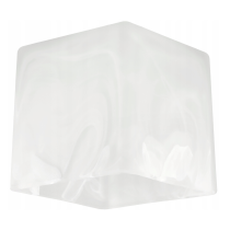BERGE LED závesné stropné svietidlo, drevený trám, 2xE27, Luster Milk Cube