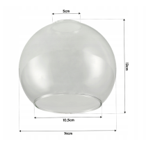 BERGE LED závesné stropné svietidlo, drevený trám, 3xE27, Luster, guľa, bezfarebný