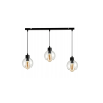 BERGE Nastaviteľné LED stropné svietidlo 3x E27 sklenená guľa