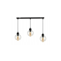 BERGE Nastaviteľné LED stropné svietidlo 3x E27 sklenená guľa