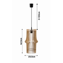 BERGE Stropné LED svietidlo lampa LUCA09 - 1xE27