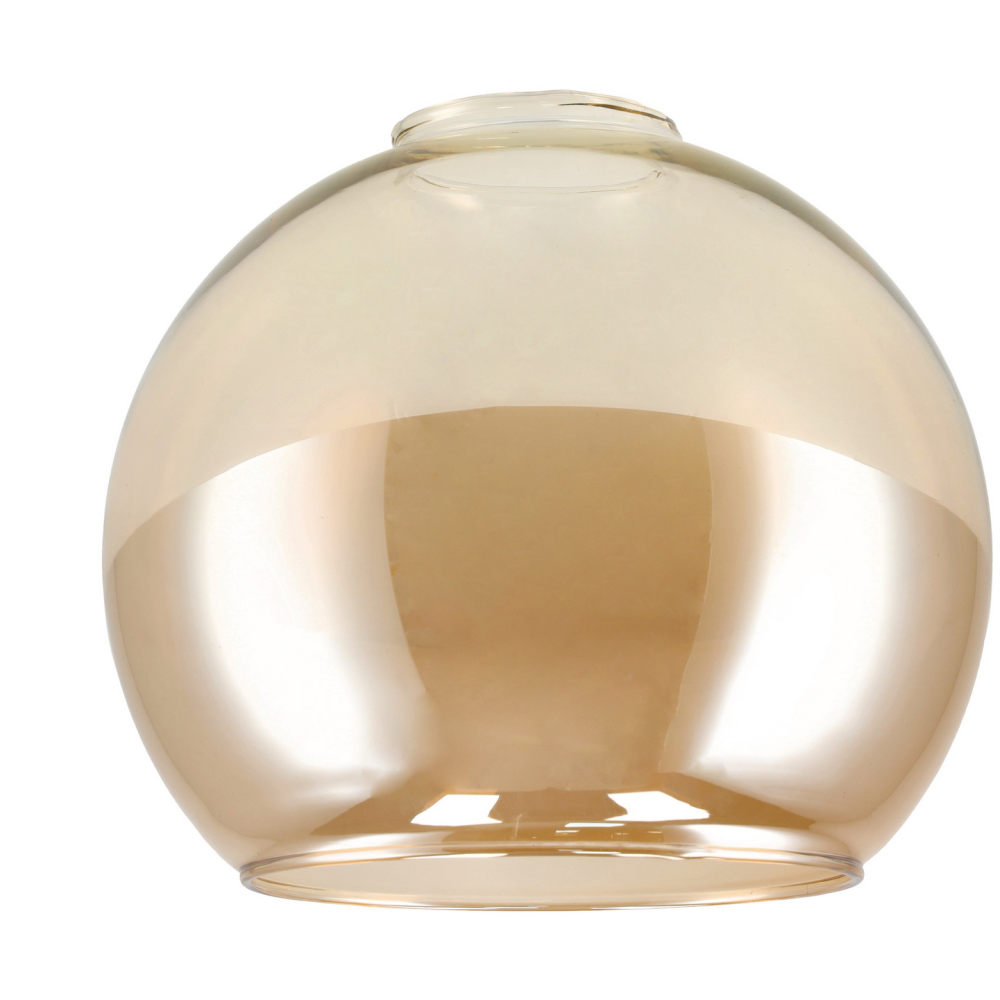 BERGE Tienidlo stropnej lampy Amber globe