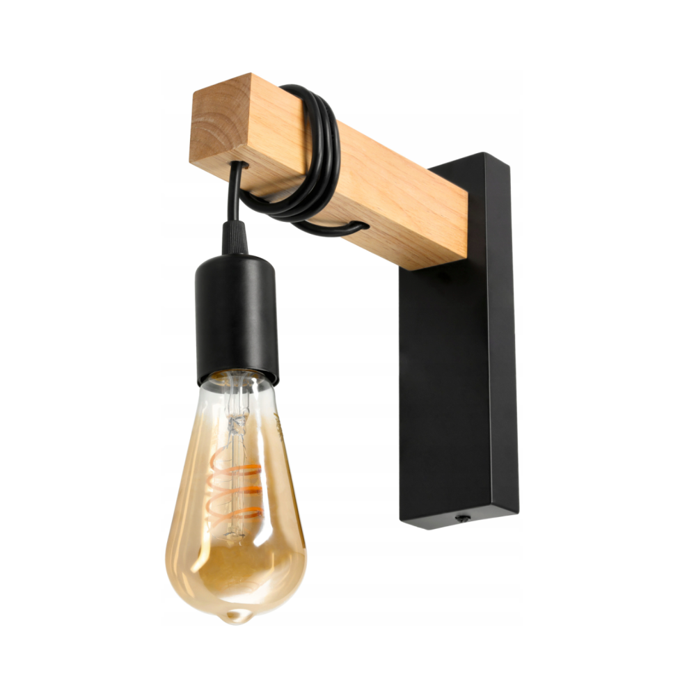 BERGE LED nástenné svietidlo 1x E27 Loft