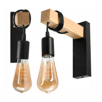 BERGE LED nástenné svietidlo 1x E27 Loft