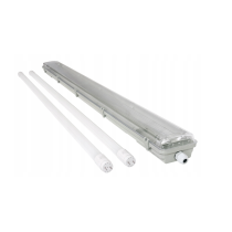 ECOLIGHT Hermetické svietidlo 120 cm + 2x žiarivky PREMIUM - studená biela