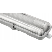 BERGE Hermetické svietidlo 60cm + 2x LED trubica studená biela