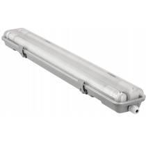 BERGE Hermetické svietidlo 60cm + 2x LED trubica studená biela
