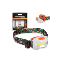 Germina LED čelovka 120lm, stmievateľná, napájanie 3xAAA batériami