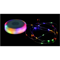 BERGE Kempingová lampa nabíjacia LED girlanda na rolke 10m RGB IPX4