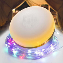 BERGE Kempingová lampa nabíjacia LED girlanda na rolke 10m RGB IPX4