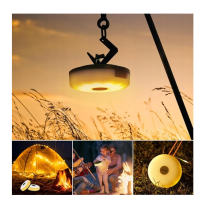BERGE Kempingová lampa nabíjacia LED girlanda na rolke 10m WW IPX4