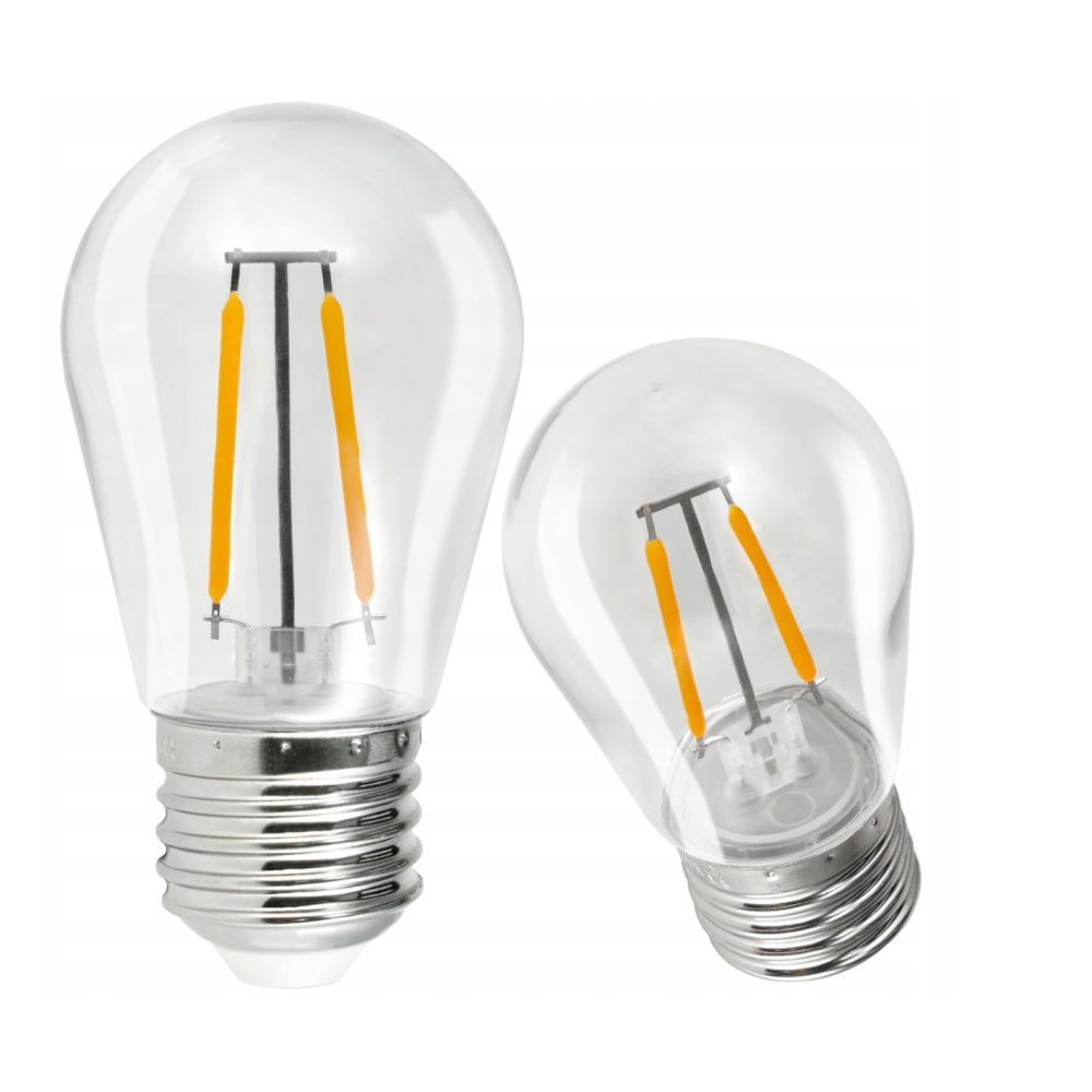 BERGE LED žiarovka E27 2W 2700 s teplým vláknom pre girlandy