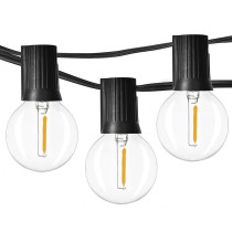 BERGE Záhradná girlanda 30m - 100x LED žiarovka G40 230V