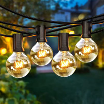 BERGE Záhradná girlanda 30m - 100x LED žiarovka G40 230V