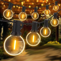 BERGE Záhradná girlanda 30m - 100x LED žiarovka G40 230V