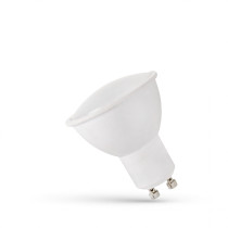 LED žiarovka SPECTRUM MILKY - 6W - SMD - 540lm - 120° - 230V - Studená biela / 6000°K - GU10