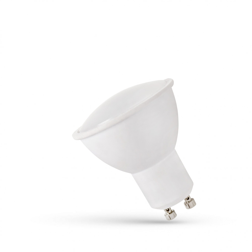 LED žiarovka SPECTRUM MILKY - 6W - SMD - 540lm - 120° - 230V - Studená biela / 6000°K - GU10