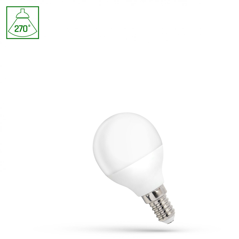 LED žiarovka SPECTRUM - 1W - 90lm - 270° - 230V - Teplá biela / 3000°K - G45 E-14