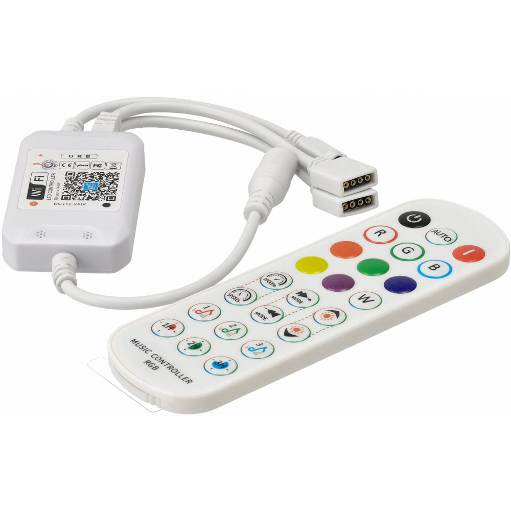 MILIO Diaľkové ovládanie + ovládanie hudby RGB