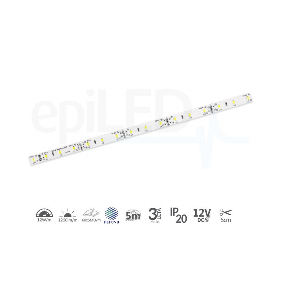 EMPA-60 | 12W | 60xLED/m | IP20 - 4000°K (5m)