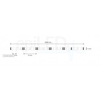 Edge-STRIP / 15W / 120 LED / IP20 - 3000°K (10m)