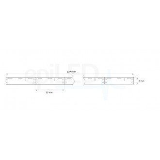 EMPS-sideview / 4,8W / 60 LED / IP20 - 6500°K (5m)