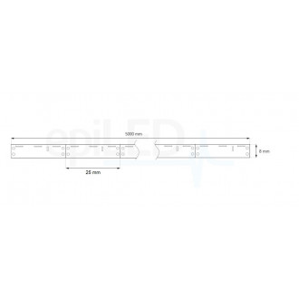 SideStrip-120 / 9,6W / 120 LED / IP20 - 6500°K (5m)