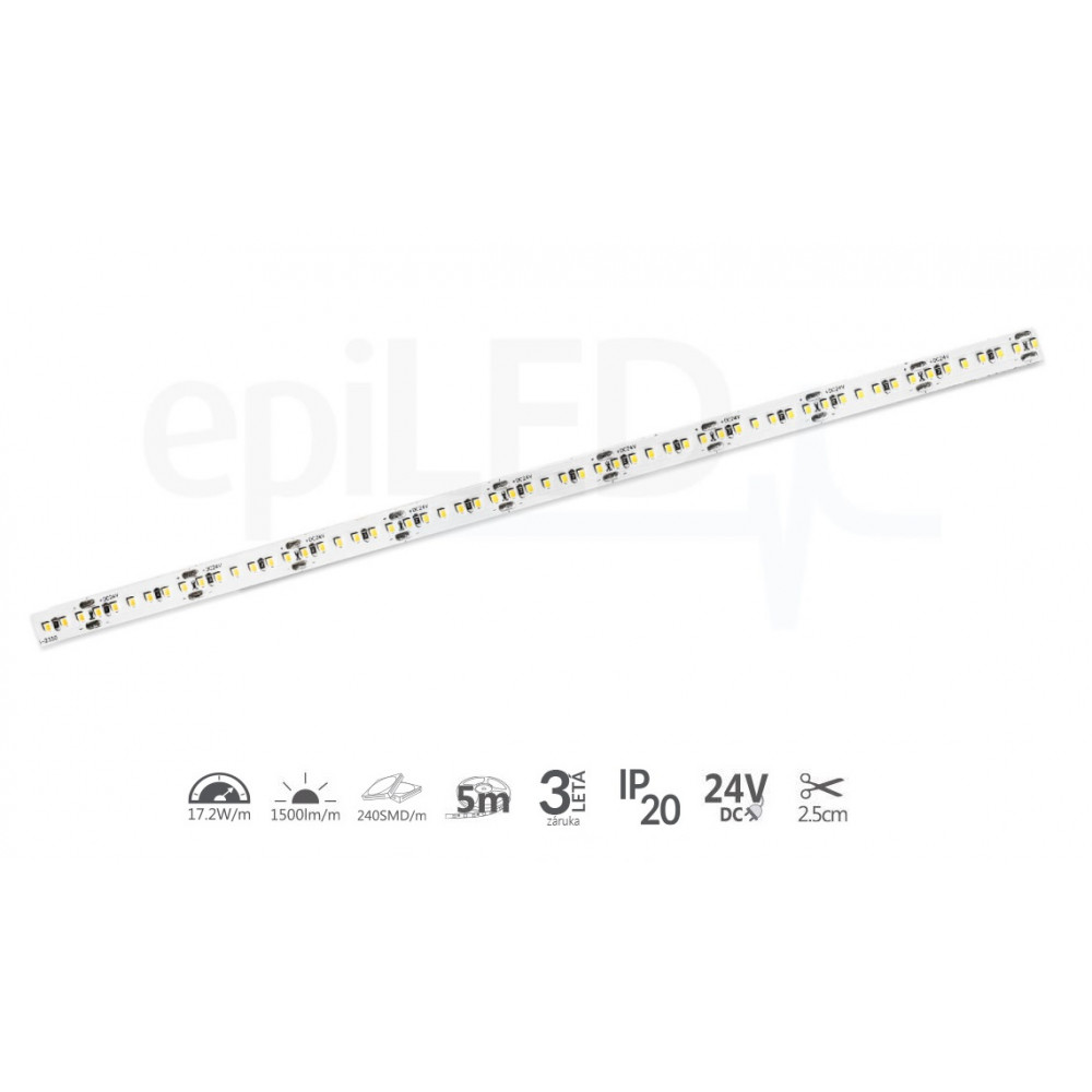 LineStrip-240 / 17,2W / 240 LED / IP20 - 3000°K (5m)