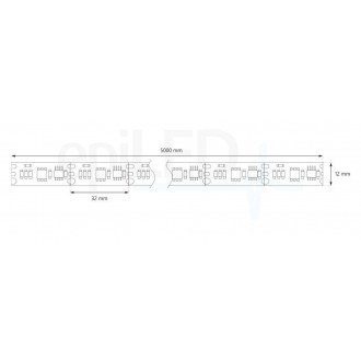 EMPT-DBD / 7,2W / 32 LED / IP20 - RGB Dot by Dot (5m)