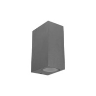 MASTER LED - Záhradné svietidlo LIDA DUO - 2xGU10 - Antracitovo-sivá