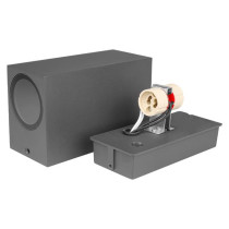 MASTER LED - Záhradné svietidlo LIDA DUO - 2xGU10 - Sivé