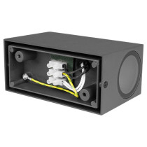MASTER LED - Záhradné svietidlo LIDA DUO - 2xGU10 - Sivé