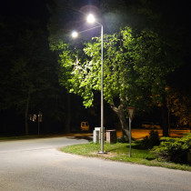 ROSA - Svietidlo ISKRA LED, anodizácia inox-čierna