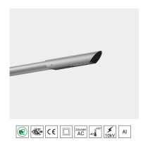 ROSA - Svietidlo ISKRA LED, anodizácia inox-čierna