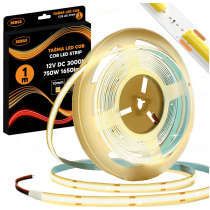 BERGE LED pásik COB Neon 12V - 528D - 15W/m - IP20 - 1650lm - 1m - teplá farba