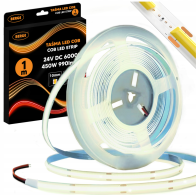 BERGE LED pásik COB Neon 24V - 480D - 9W/m - IP20 - 990lm - 1m - studená farba