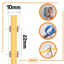 BERGE LED pásik COB Neon 24V - 528D - 15W/m - IP20 - 1650lm - 1m - neutrálna farba